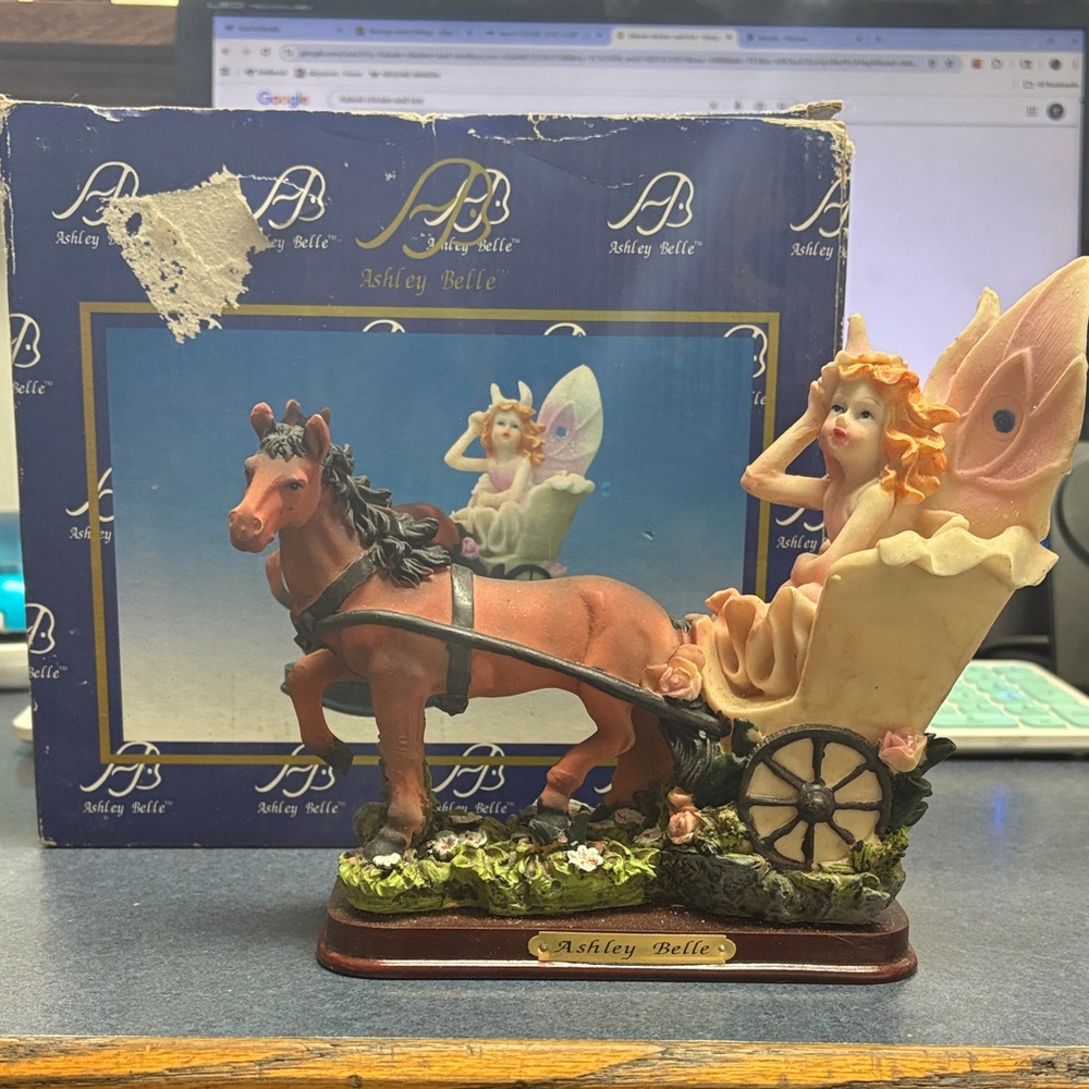 Ashley Belle Fairy and Horse Figurine - Multicolor
